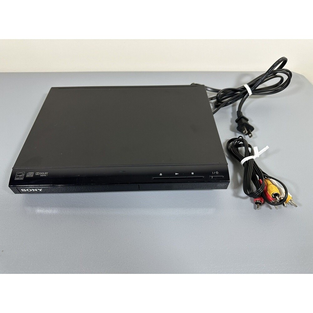 Sony Progressive Scan CD and DVD Player DVP-SR210P NO REMOTE